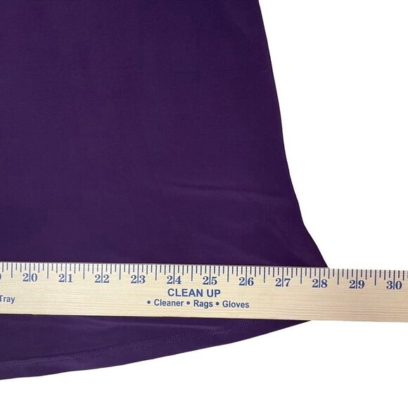 Torrid Sleeveless Top Dark Purple Keyhole Back Women’s Size 1 - Picture 11 of 12